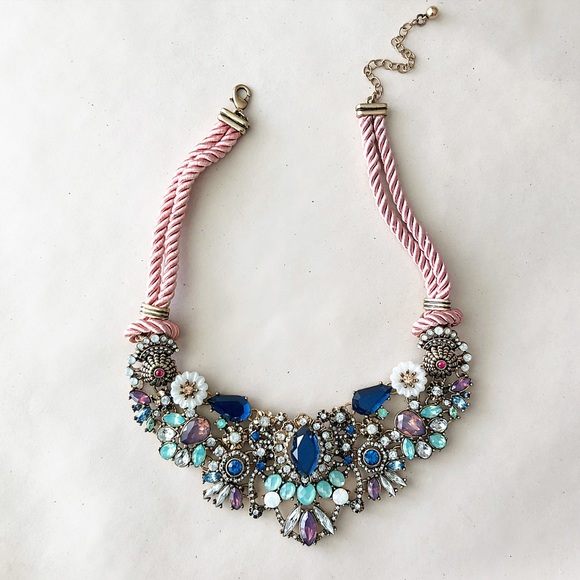 Pastel Bib Necklace - Picture 4 of 9